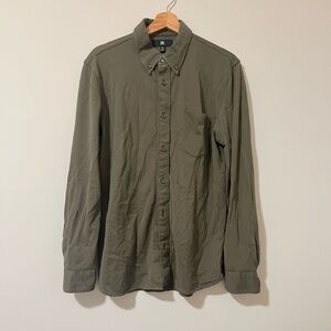 Banana Republic Men's Khaki Button-Down Shirt
